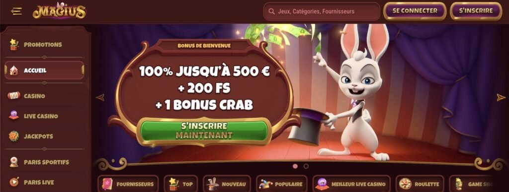 magius casino bonus 500€