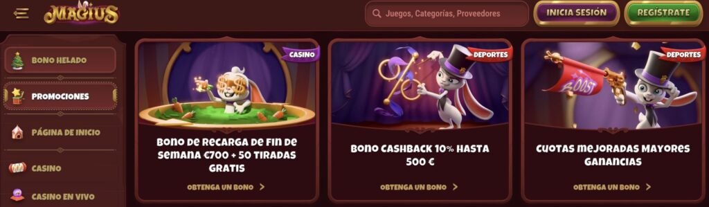 bono bienvenida magius